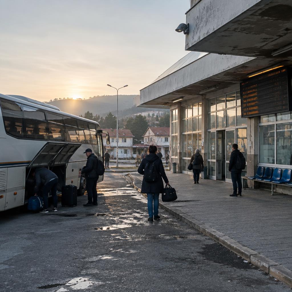 Reisverslag, Busstation Sarajevo